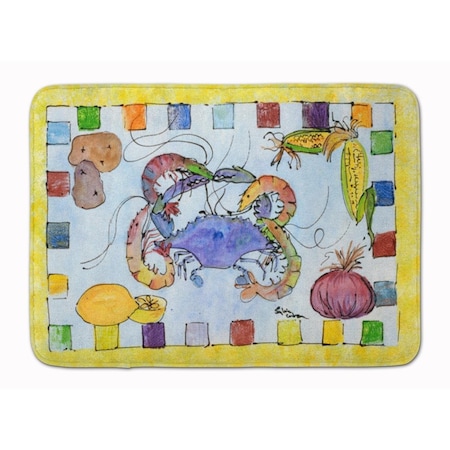 Carolines Treasures Crab Machine Washable Memory Foam Mat 8068-RUG